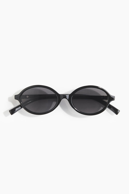 Sonnenbrille Oval Noir