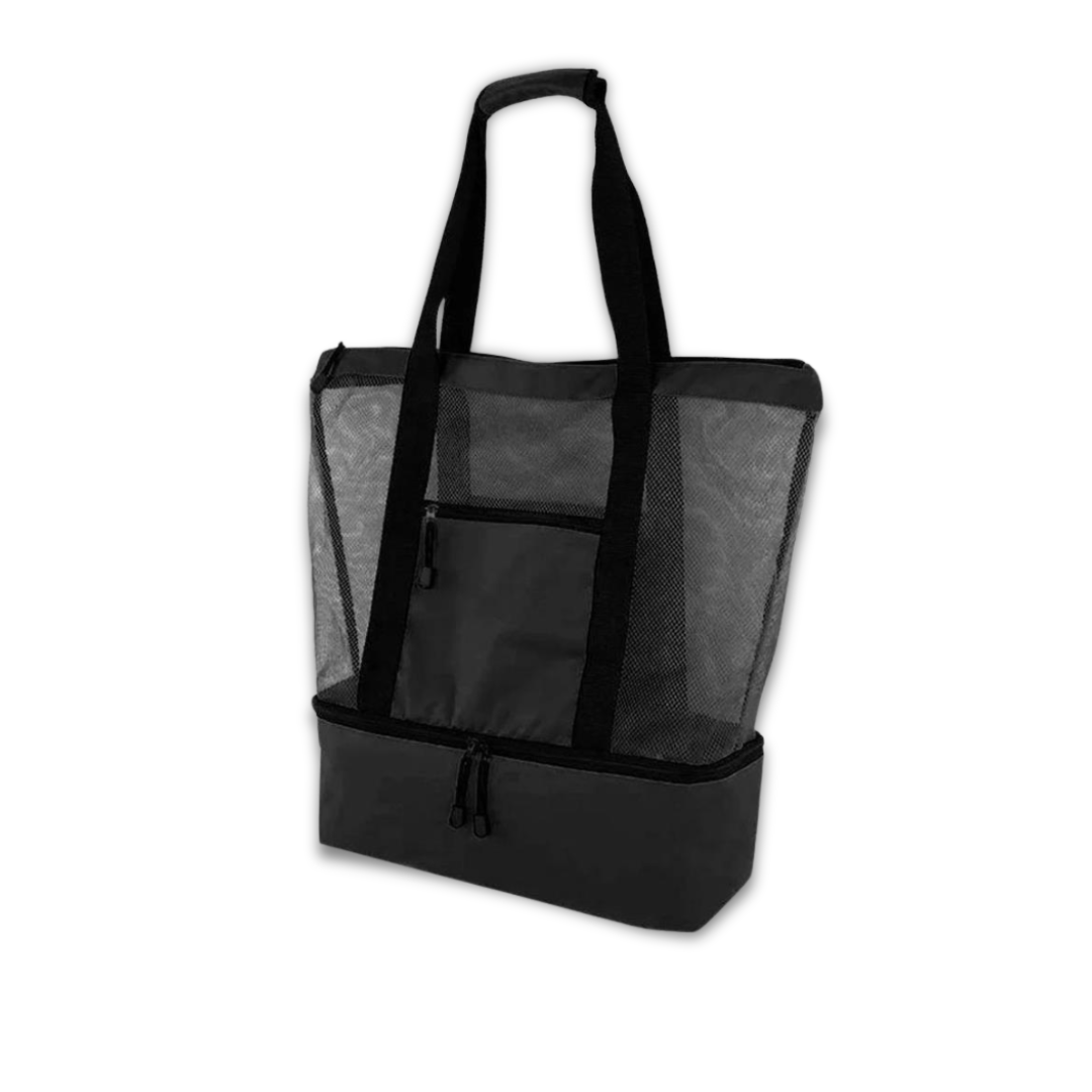 Lunessa™ MeshCool Strandtasche – 2-in-1 mit Kühlfach
