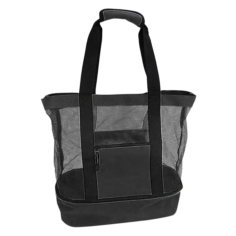 Lunessa™ MeshCool Strandtasche – 2-in-1 mit Kühlfach