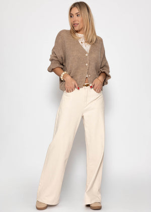 Strickcardigan Exklusives Herbst-Essential  taupe